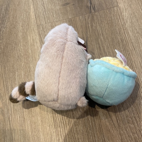 BNWT GUND Pusheen the Cat Plush 10th Anniversary Ramen 6 inch - Picture 5 of 7